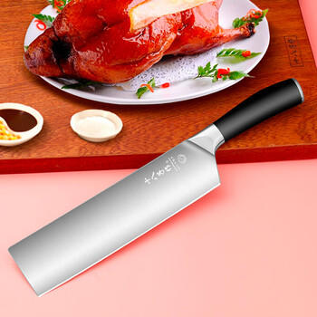 十八子作片鸭刀烤鸭刀酒店厨师片皮鸭专业片皮切片刀具 片皮刀H335-G 商品图2