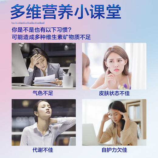 汤臣倍健多维女士多种维生素矿物质片优惠装升级版（60片×2） 商品图4