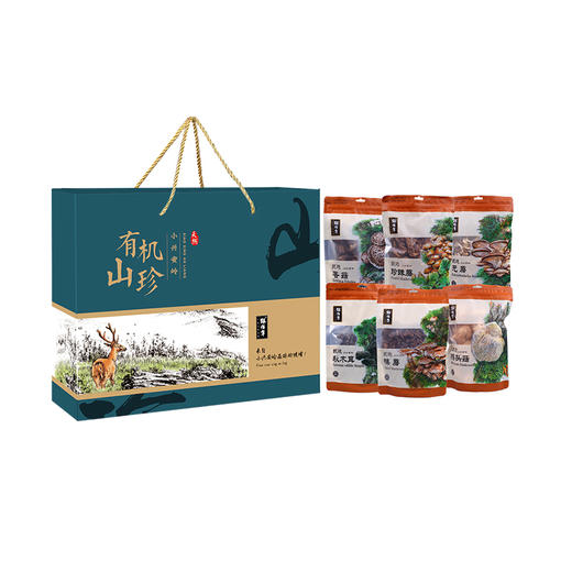 粮佰年 山野珍品有机菌菇礼盒装 商品图9
