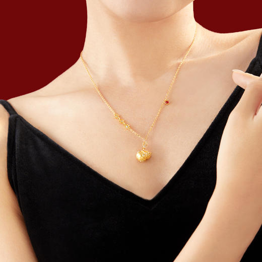 【故宫饰品】如意宝葫芦红玛瑙手链项链文创新年本命年圣诞生日礼物 商品图5