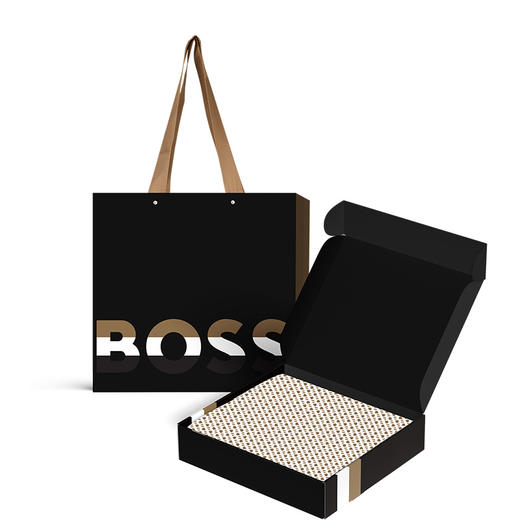 18057-HBPJ-008-BOSS 简约时尚羊毛披肩 商品图4