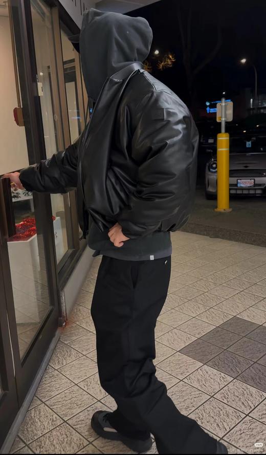 D120214邓紫棋同款2025秋冬蛋白皮棉服男女同款面包服 商品图7