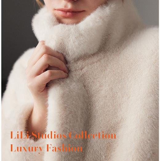 ORIGNAL&CO欧貂绒连帽马甲/大衣 高级老钱风 LP同款 商品图3