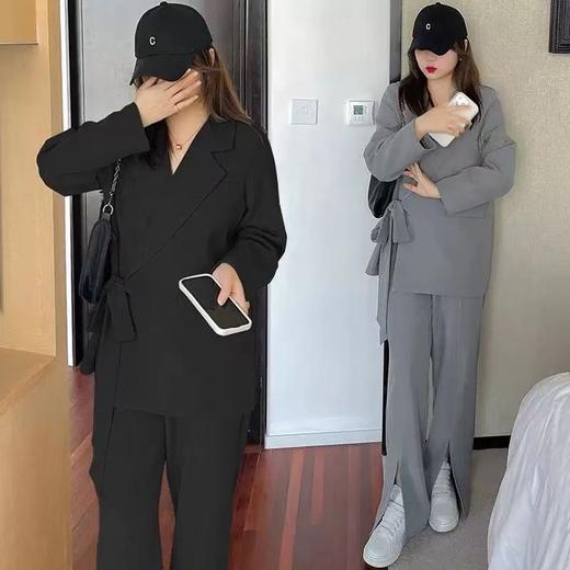 双十二福利！【诗铭洛可】W752西服外套侧系带显瘦遮肉气场外套 商品图3