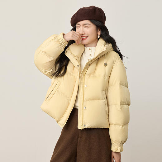 【12/03新品】熙世界波浪边半高领T恤打底衫女2025秋冬女长袖修身显瘦内搭上衣 商品图4