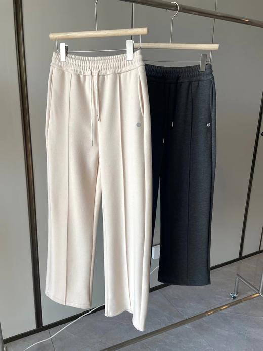 D120237秋冬季加绒松紧抽绳高腰糯米裤女款长裤 商品图10