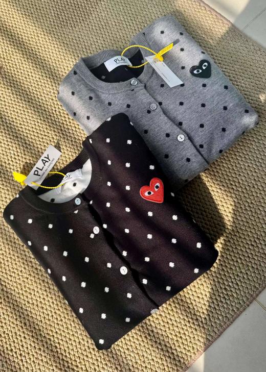 D120207韩系慵懒感立体波点针织开衫外套女款 商品图7