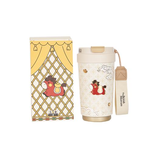 大英博物馆 萌马迎新系列 马上有钱 显温保温杯 商品图4