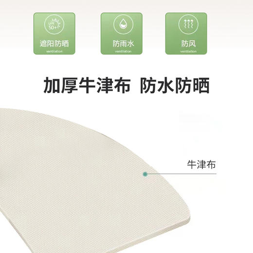 美穗吉家 四方银胶防晒天幕 300X300cm 商品图3