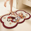 仿毛线编织浴室吸水垫 卡通地垫卫生间脚垫 洗手间门口防滑垫子 商品缩略图3