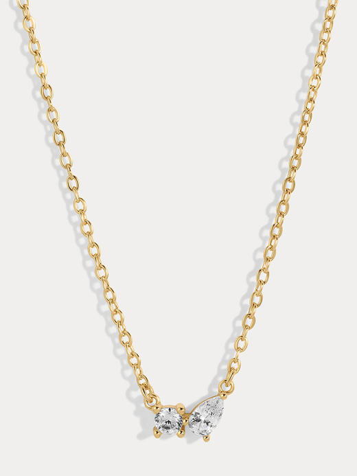 订购8周到｜Lili Claspe-Bryn-布林 金色 锆石 项链［美国设计师］ 商品图1