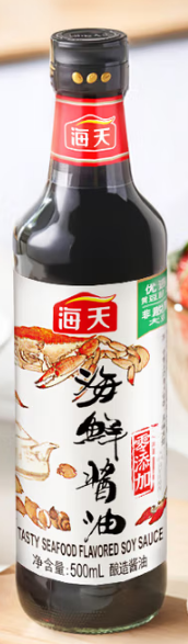 海天海鲜酱油500ml*12瓶
