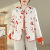 2025夏季新款复古民族风改良中式文艺休闲夹棉来了棉服外套上衣女 商品缩略图0