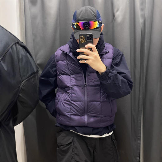 男装女装空气棉服背心！便携式保暖立领马甲无袖坎肩外套！ 商品图1