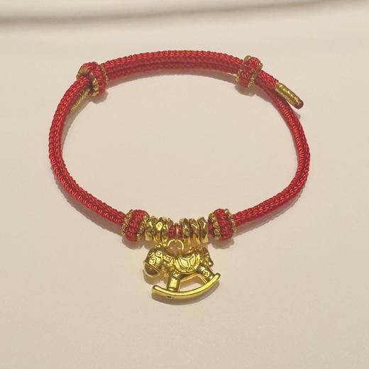 2楼老凤祥足金999金马挂件   吊牌价618元 秒杀价508元（不含配珠） 商品图1