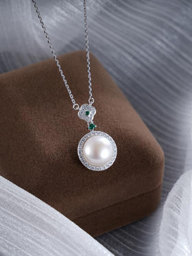 子佩集S925银珍珠套链【TM0488-XF】纯银珍珠项链2412