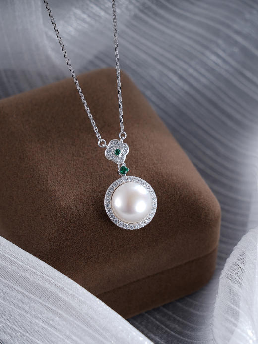 子佩集S925银珍珠套链【TM0488-XF】纯银珍珠项链2412 商品图0