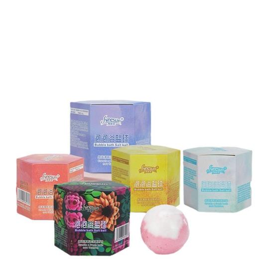 爆炸牛奶玫瑰浴盐球泡泡沐浴球精油泡澡泡脚球独立包装现货批发 商品图4