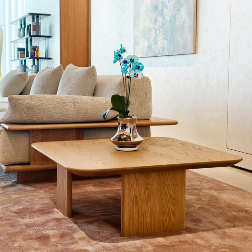 【自然风-ZR222A茶几】白橡木/客厅/茶几/边桌 商品图0