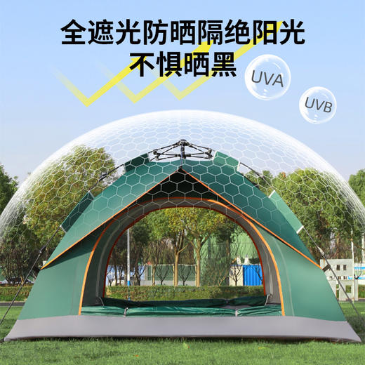 美穗吉家 户外露营帐篷 墨绿 商品图2