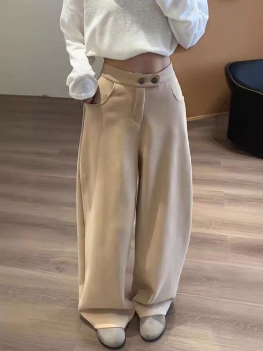 <曾小咸推荐>  韩系弯刀阔腿裤 日常159/件 商品图4