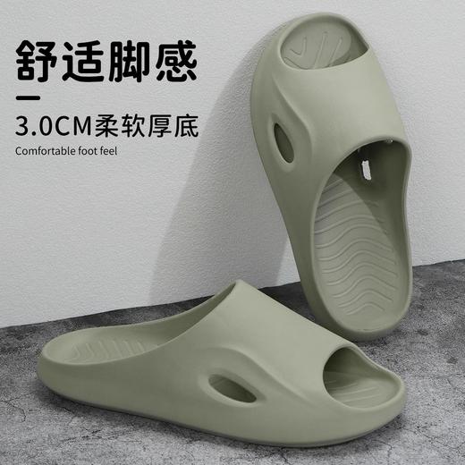 踩屎感拖鞋男士夏季外穿室内家居浴室洗澡防滑防臭软厚底凉拖鞋女 商品图2
