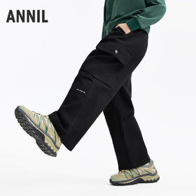 男女童全腰梭织单裤春季新款安奈儿童装EM616547