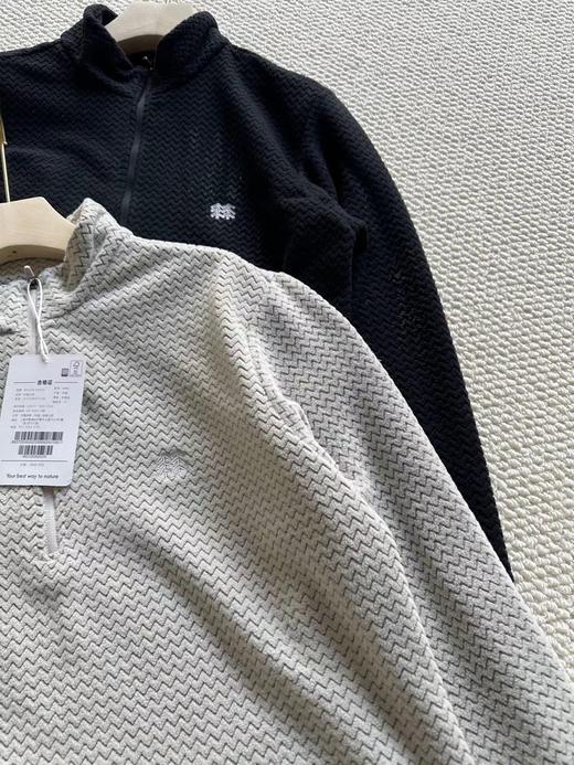 D120233秋冬户外休闲衣百搭男士SOTSOT高领水波纹半拉链卫衣 商品图8