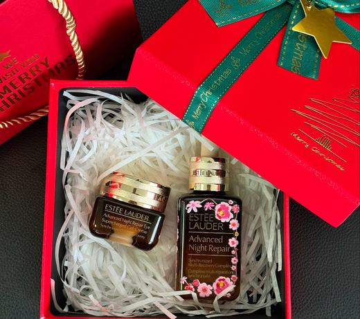 圣诞礼盒【蛇年特别版 雅诗兰黛 特润精华+眼霜】送礼必备 商品图3