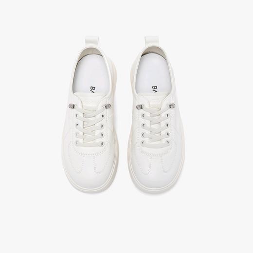 【云粉节】BF楼百思图2026春季新款舒适松糕厚底小白鞋运动女休闲鞋W6067AM6吊牌价859.现价469 商品图3