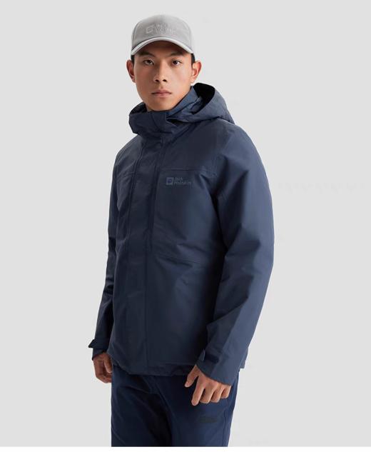 【云粉节】【7折】6楼JACKWOLFSKIN狼爪ROBUST男士防水软壳三合一冲锋衣5122271-C0412吊牌价2899折后价2029 商品图1