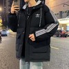 D120221冬季休闲运动款加厚保暖连帽棉衣情侣棉服 商品缩略图0