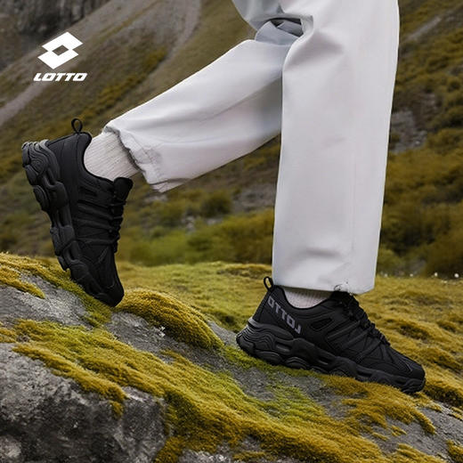 【耐磨橡胶 防泼水鞋面】乐途户外登山运动鞋-5957 加厚中底 软弹缓震 商品图3