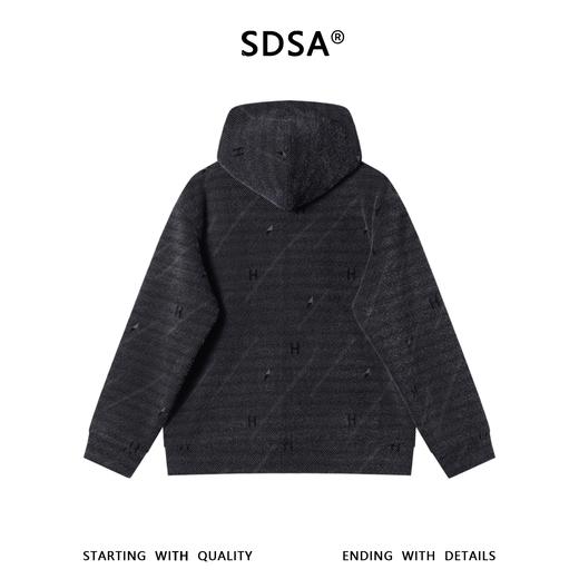 WT302SDSA男士秋冬新款痞帅男装美式撞色字母绒毛拉链连帽卫衣百搭时尚 商品图5