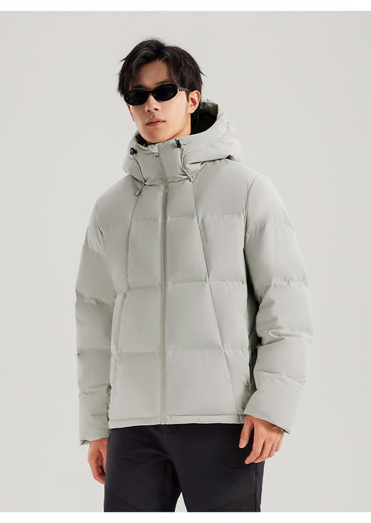 [特价秒杀] 2025保暖男款羽绒服面包服 户外冬季百搭短款连帽 90鸭绒【tbzg】 商品图1