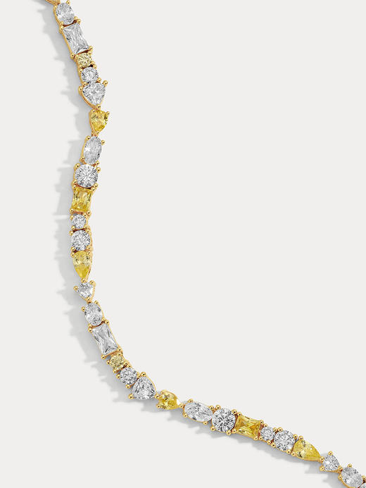 订购8周到｜Lili Claspe-Mavis Tennis-网球 金色 双色锆石 项链［美国设计师］ 商品图2