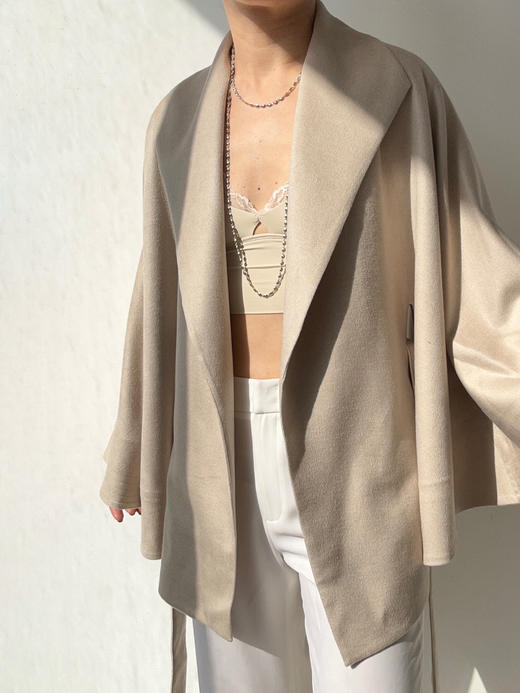CG｜Catherine Cape [ 真丝驼绒短外套] 商品图1