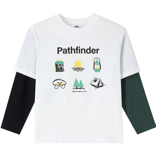 男童圆领长袖针织衫春季新款安奈儿童装EB611573 商品图5