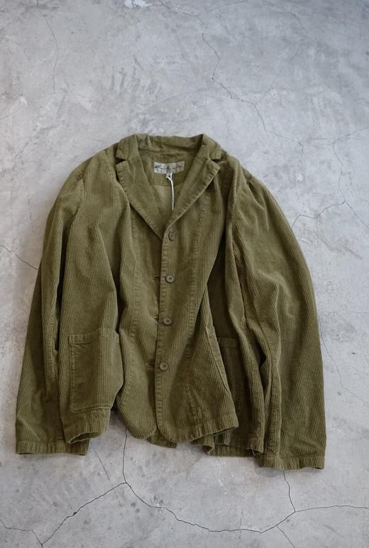 Manuelle guibal复古绿灯芯绒休闲西装 商品图8