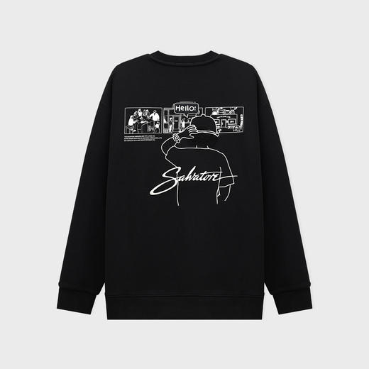 【新品上新】HX 冬季圆领卫衣S106540051101/02 商品图1