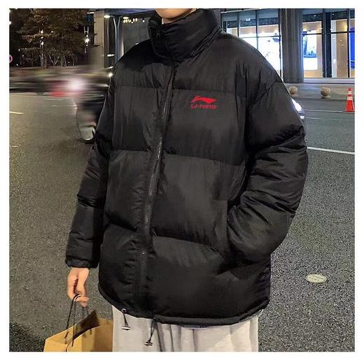 D120219基础款宽松保暖羽绒棉服棉衣外套男女同款 商品图2