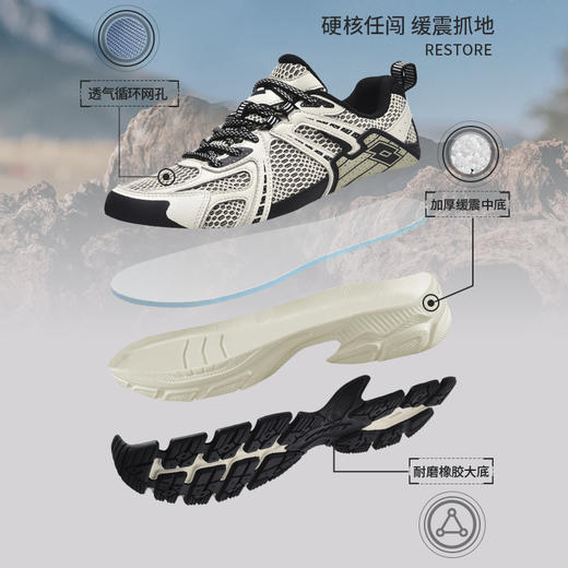 【止滑耐磨 专业包裹】乐途户外登山运动鞋1071-1 橡胶加高支撑设计 防止侧翻步伐稳健 商品图1