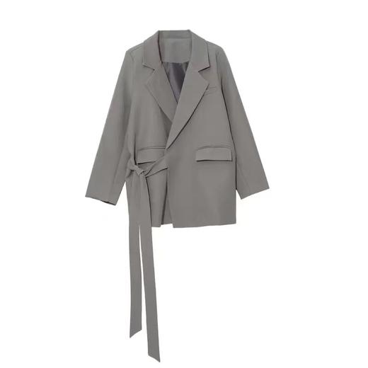 双十二福利！【诗铭洛可】W752西服外套侧系带显瘦遮肉气场外套 商品图4