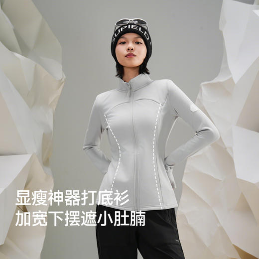 【25秋冬季新款 全面升级】素湃云感热力绒开衫外套W5504&W5506 云感热力绒 触肤柔软 商品图7