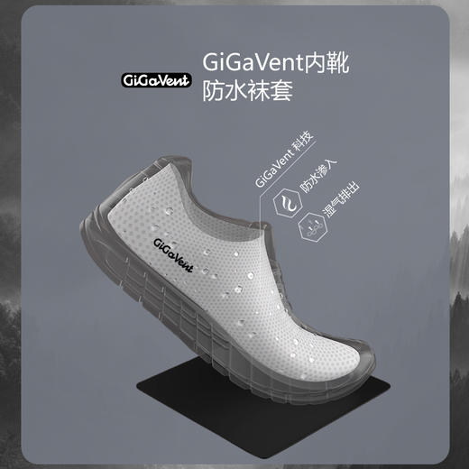 【内靴防水  外表斥水】翱戈宽楦中帮户外保暖运动鞋 袜套结构内里 具有保暖效果 商品图3