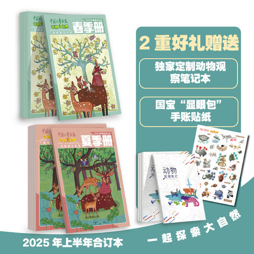 动物大世界2025上半年合订本 春季册+夏季册 商品图0