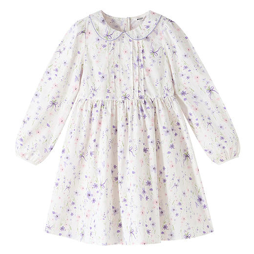 女童长袖连衣裙春季新款安奈儿童装EG613519 商品图6