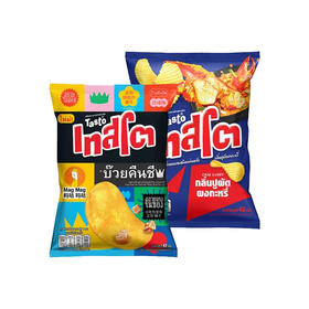 【新品上新】TASTO酸梅味/咖喱蟹风味薯片42g 152898/152899