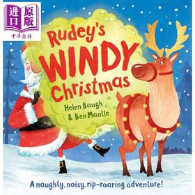 【中商原版】鲁迪的大风圣诞节 Ben Mantle Rudey's Windy Christmas 英文原版 圣诞主题儿童绘本 图画故事书 进口童书3-6岁