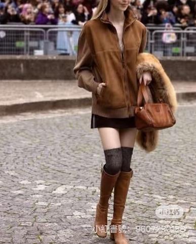 女款针织拼接外套zh017 商品图1